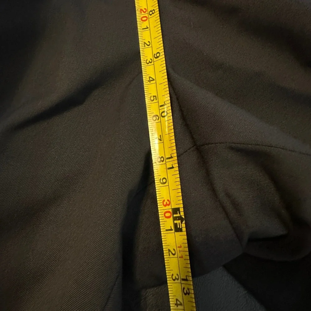 Banana Republic Slim Fit Men's Wool‎ Blend Dress Pants 33x32 Black